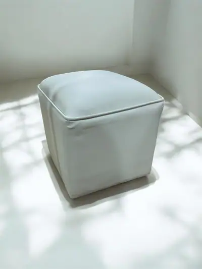 Pouf 1 place JF2 - Blanc 