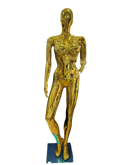 Mannequin doré résine LB4