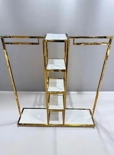 Penderie inox étagère mileu 1