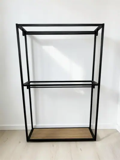 Penderie + double étagère R32